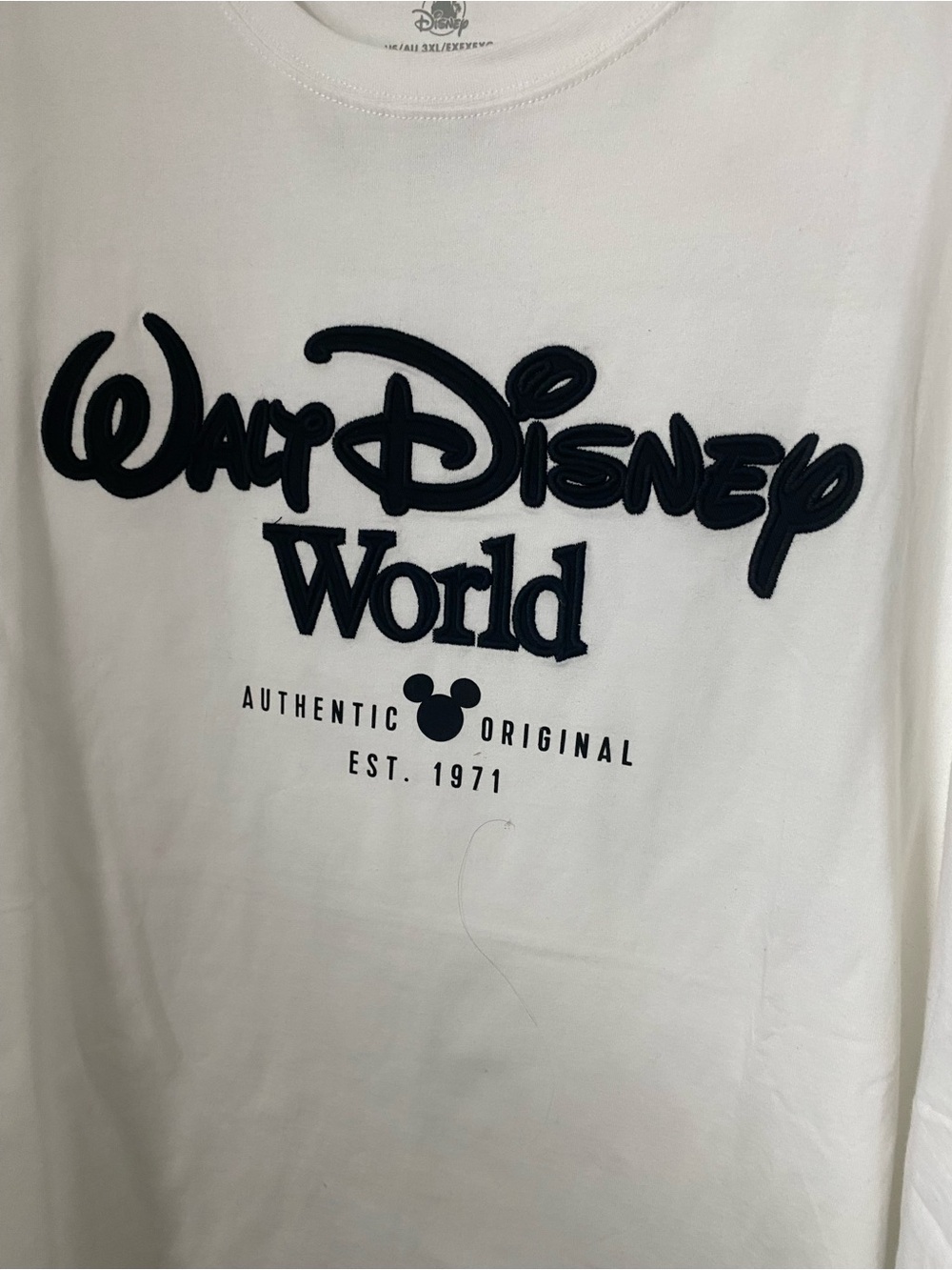 Disney White Short Sleeve Walt Disney World Logo Tee - Picture 5 of 5